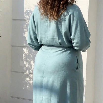 Robe Élégante Tissée Wren : Style Chic pour le Trajet