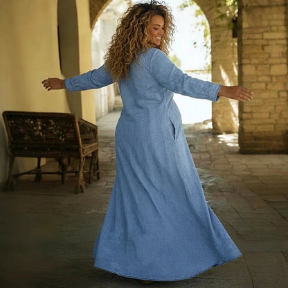 Robe Maxi en Denim Eulalia