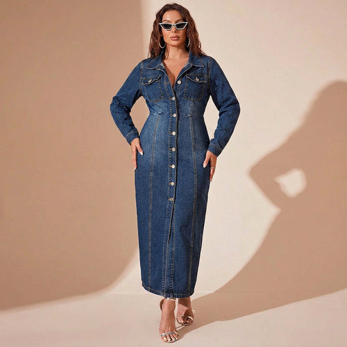 Robe Cardigan en Jean Wanda