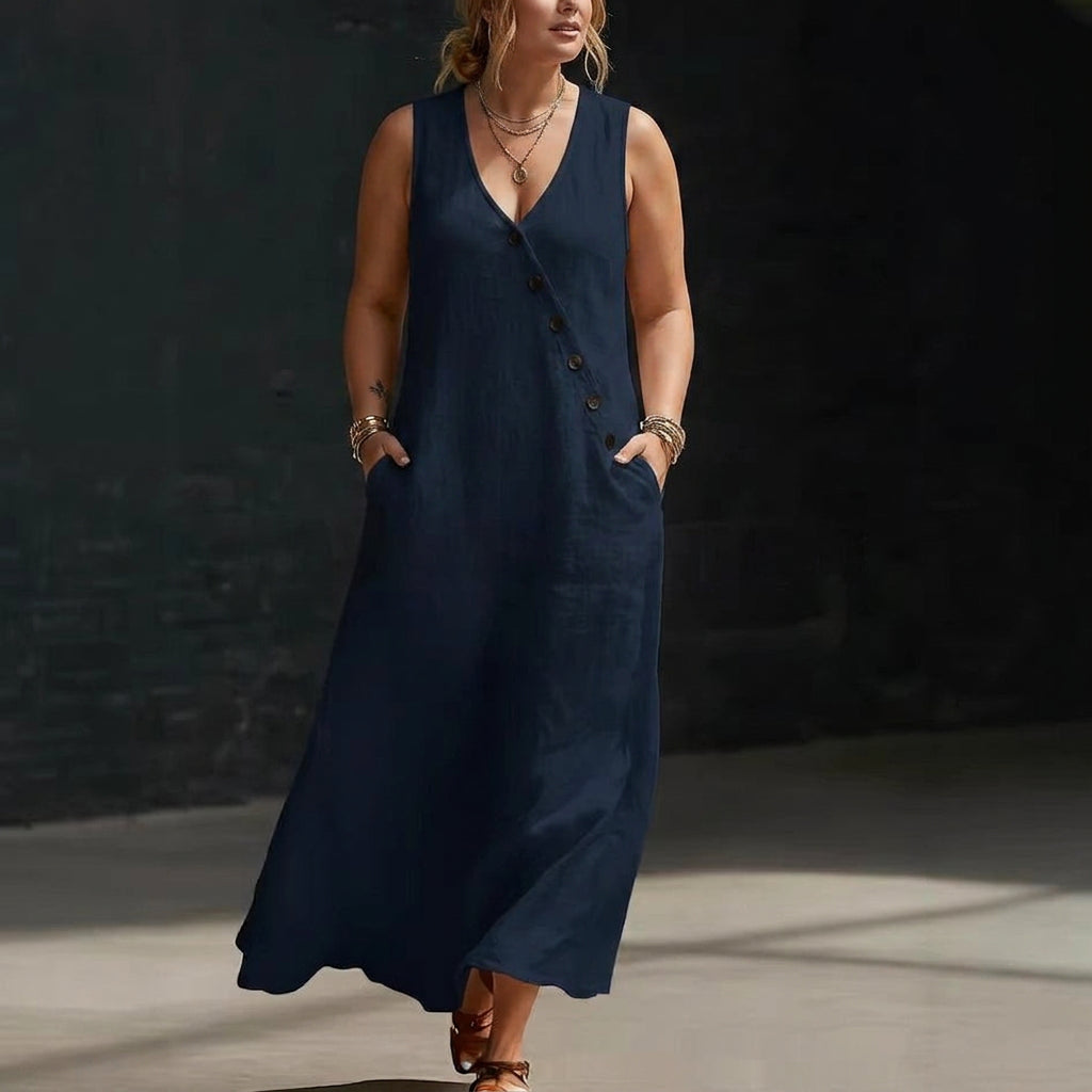 Robe Mira Boutonnée : Élégance Intemporelle au Quotidien