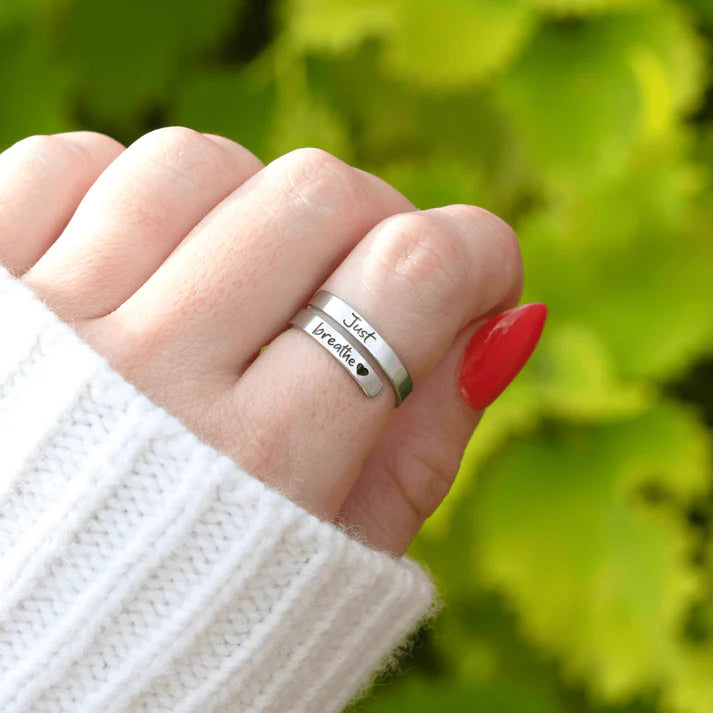 Bague "Just Breathe" de Shant Diganta