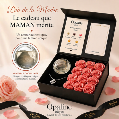 Collier Coeur et Perle Naturelle