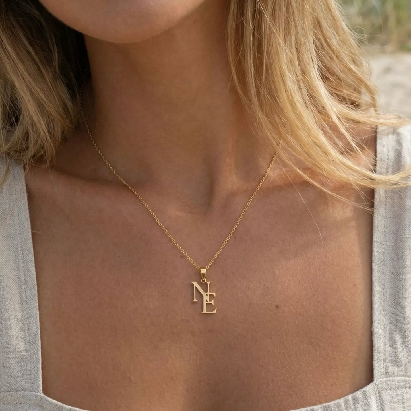 Collier Maelyn Personnalisé à Initiales