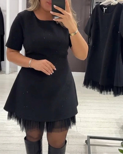 Mirabel - Robe Patchwork A-Ligne