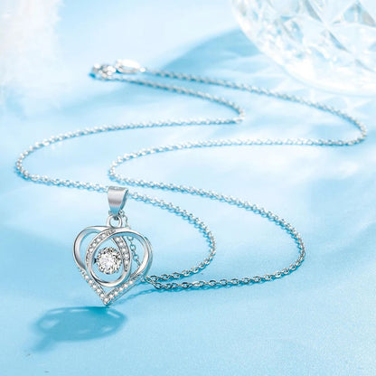 Pendentif Coeur Moissanite