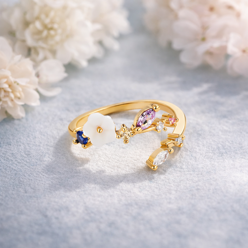 Bague Fleur Épanouie
