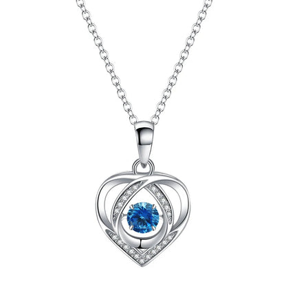Pendentif Coeur Moissanite
