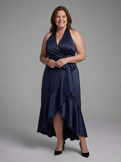 Fleur | Robe Haute-Basse avec Bretelles