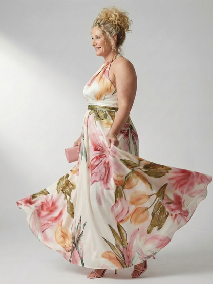 Rhea | Robe Maxi Florale Légère