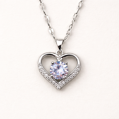 Collier Deux Cœurs Entrelacés