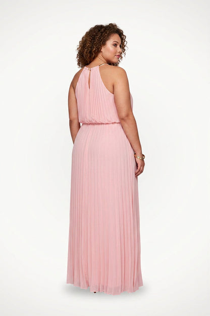 Verity - Robe Maxi Sans Manches Avec Ceinture