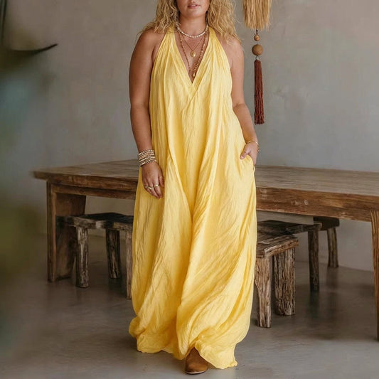 Robe Maxi Sans Manches Saoirse : Élégance Été Sans Effort