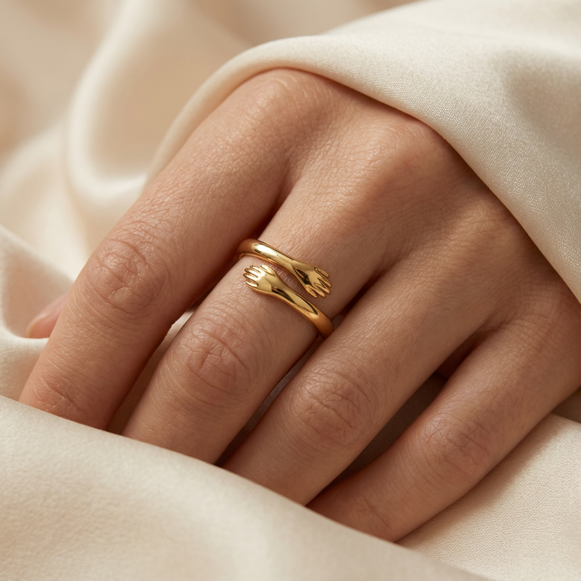 Bague Hug - Symbole d'Amour Éternel