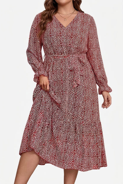 Zaina - Robe Midi Wrap Bloom
