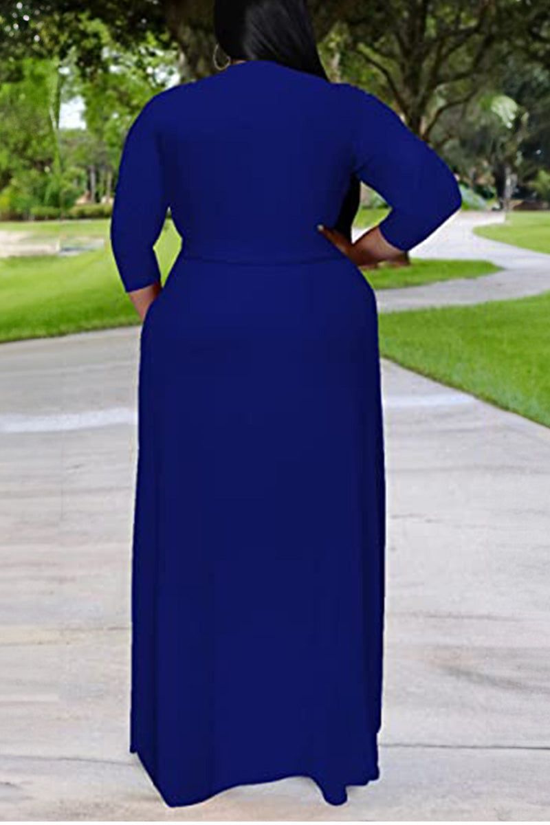 Arabella - Robe Ceinturée Élégante Grande Taille