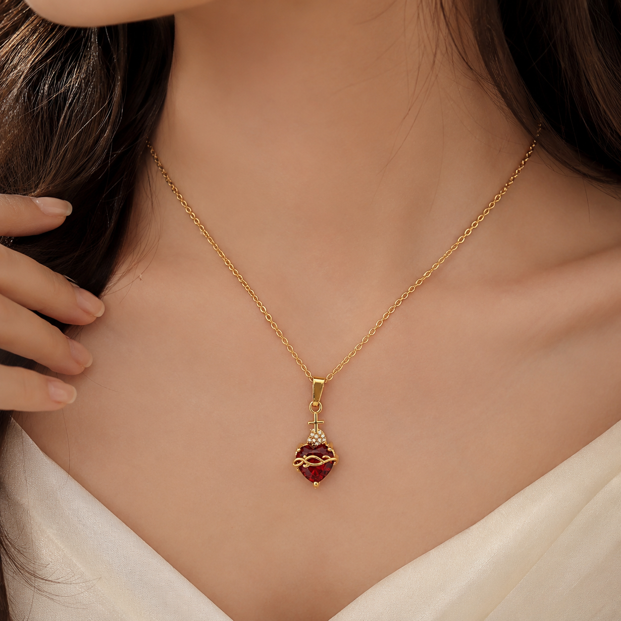 Collier Sacré-Cœur de Jésus