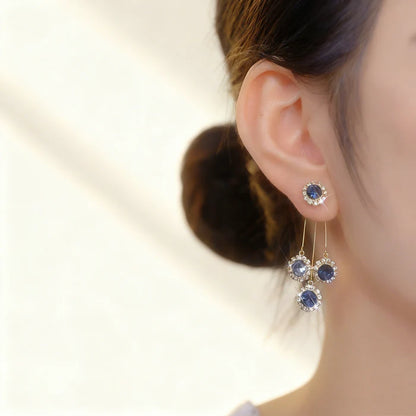 Boucles d’oreilles Fleurs Pampilles