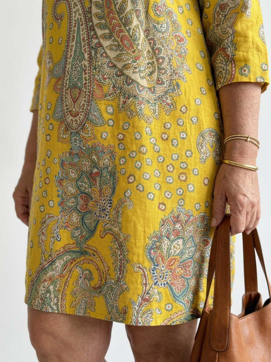 Layla | Robe Midi Paisley Douce