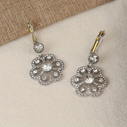 Boucles Rosette Zirconia