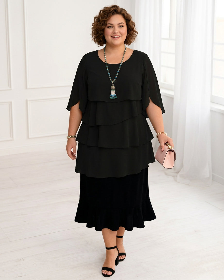 Frankie | Robe à volants élégante et confortable