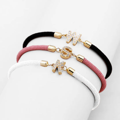 Bracelets Personnalisés avec Initiales Ajustables