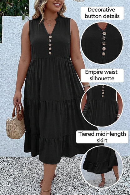 Calla - Robe Midi à Volants