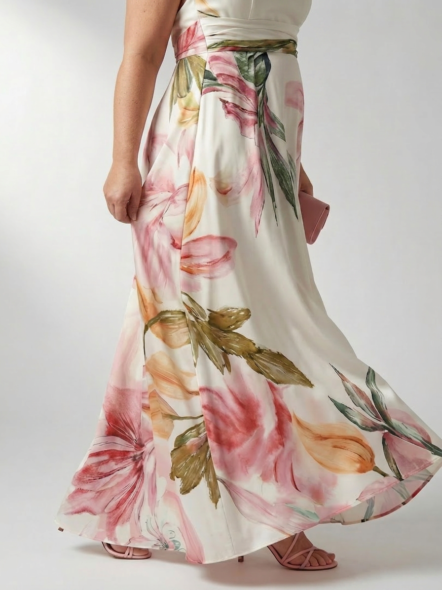 Rhea | Robe Maxi Florale Légère
