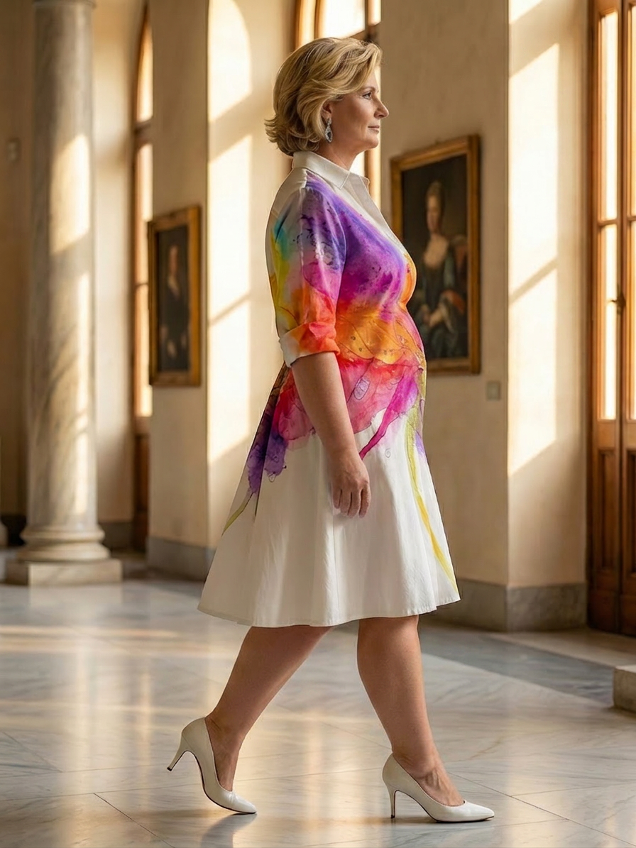 Yara | Robe Jardin Peinte