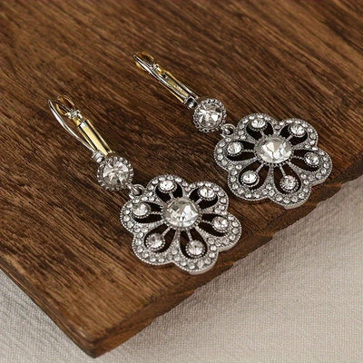 Boucles Rosette Zirconia