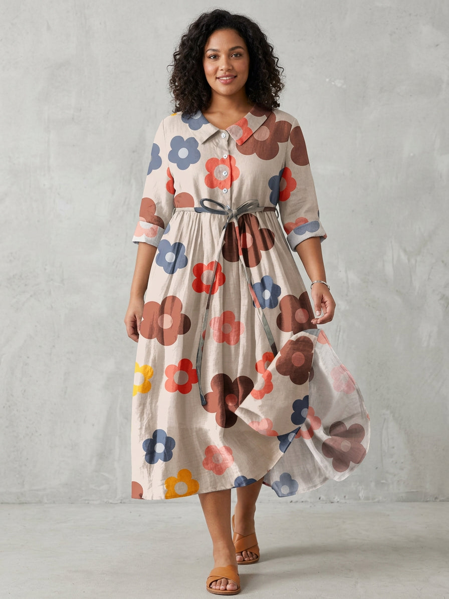 Cassia | Robe Retro Bloom