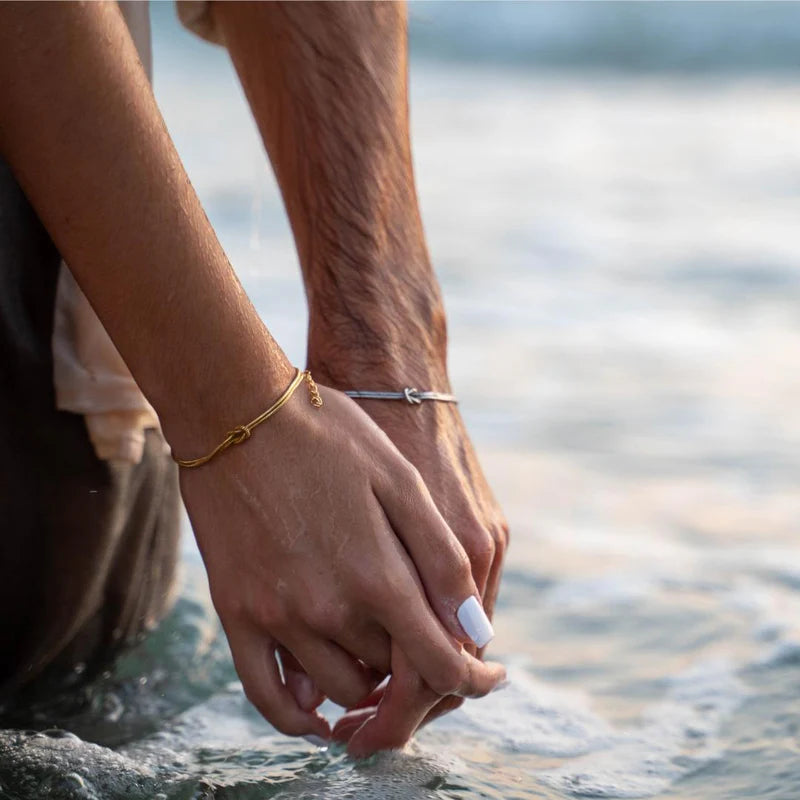 Bracelets Couple Nœud