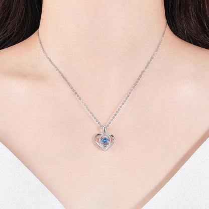 Pendentif Coeur Moissanite
