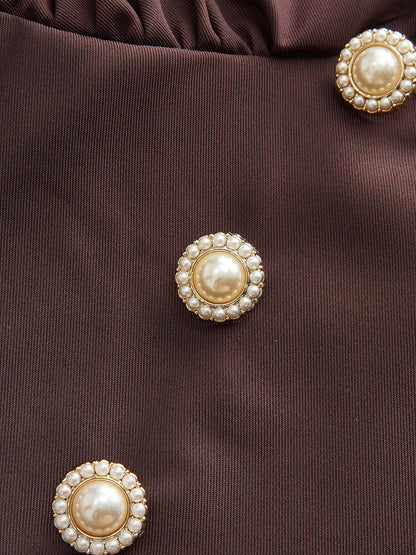Bellamy - Robe Midi V-Cintrée Amincissante