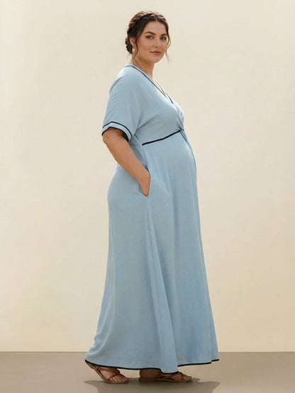Sora - Robe fluide à taille nouée