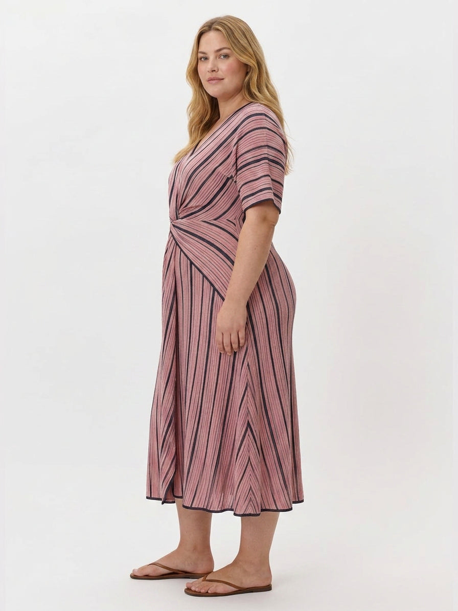 Sora - Robe fluide à taille nouée