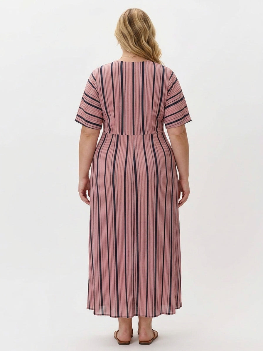 Sora - Robe fluide à taille nouée