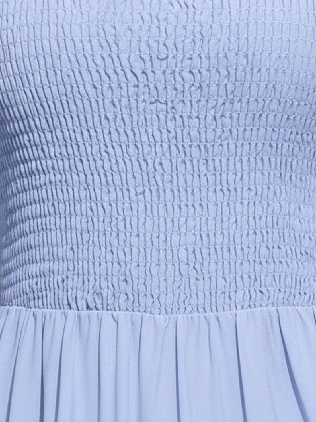 Cassia - Robe Maxi Sans Manches Froncée