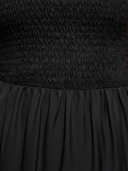 Cassia - Robe Maxi Sans Manches Froncée