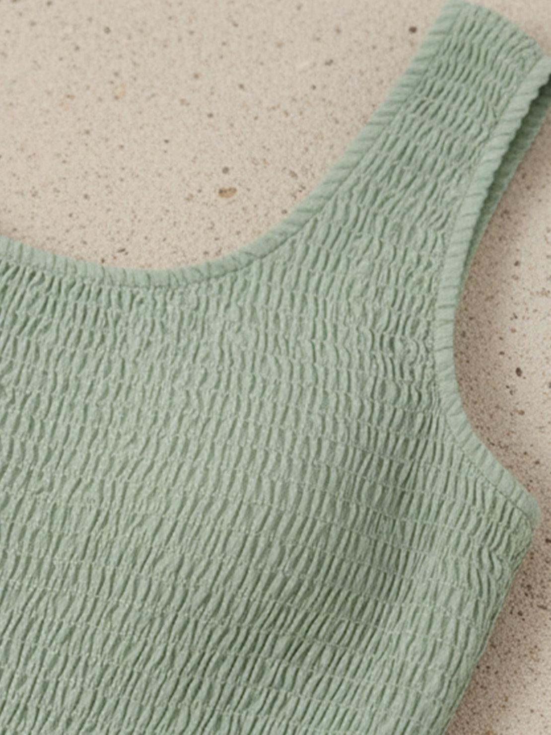 Cassia - Robe Maxi Sans Manches Froncée