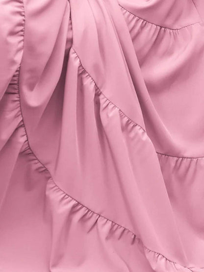 Cassia - Robe Maxi Sans Manches Froncée