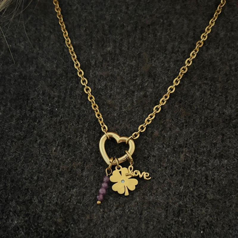 Collier à breloques pour amoureux