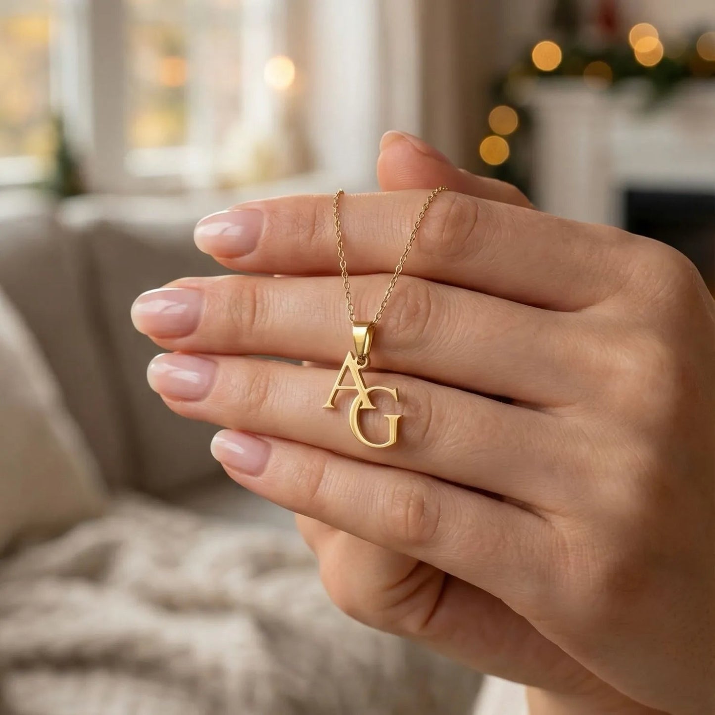 Collier Maelyn Personnalisé à Initiales