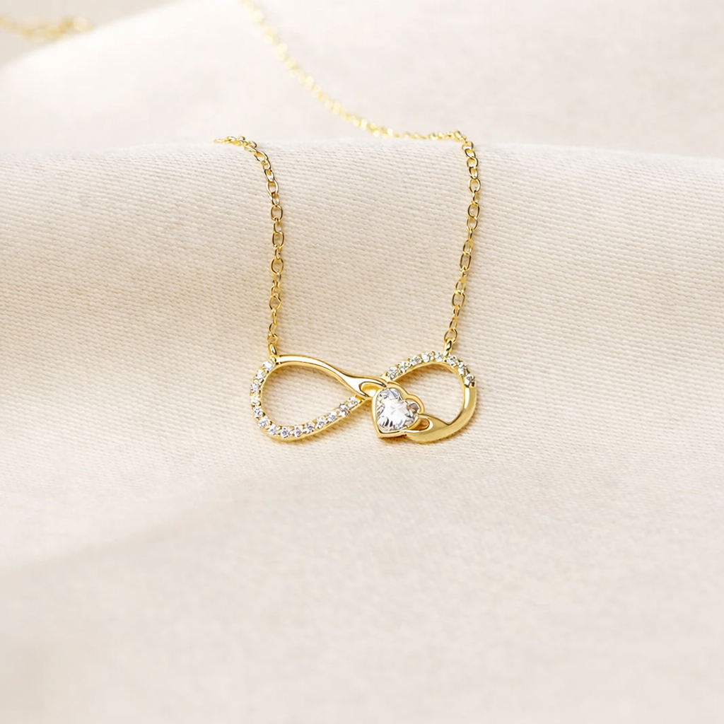 Collier Cœur Infini Porte-Bonheur