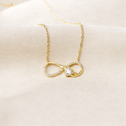Collier Cœur Infini Porte-Bonheur