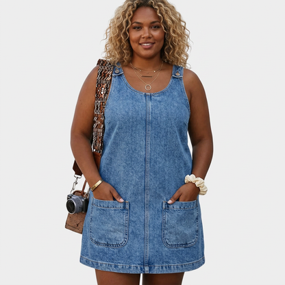 Delia | Robe en Jean Décontractée