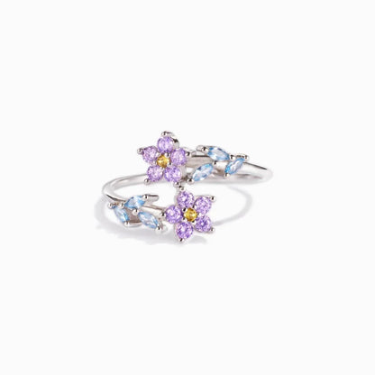 Bague en zircon scintillant