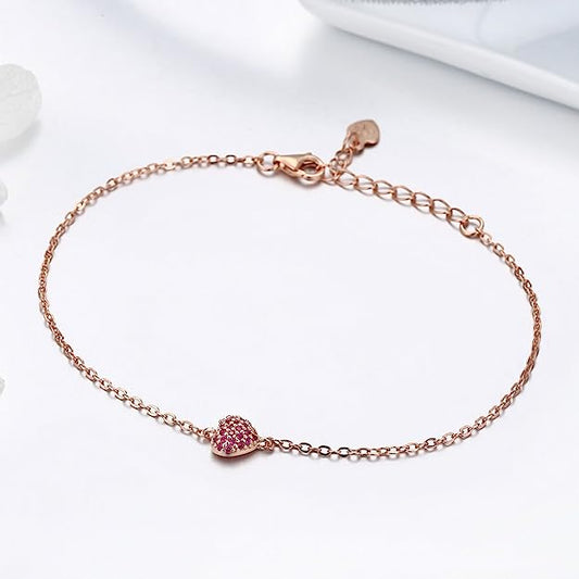 Bracelet cœur à clous