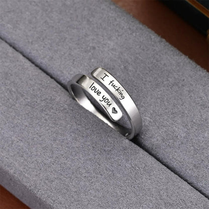 Bague Gravée Amour Sans Filtre