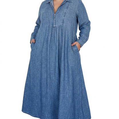 Robe Maxi en Denim Eulalia