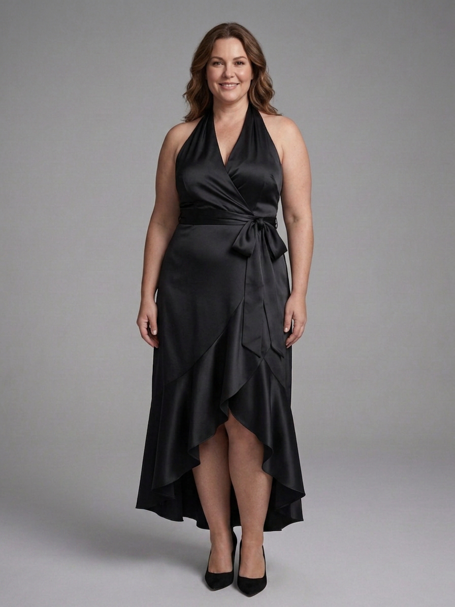 Fleur | Robe Haute-Basse avec Bretelles